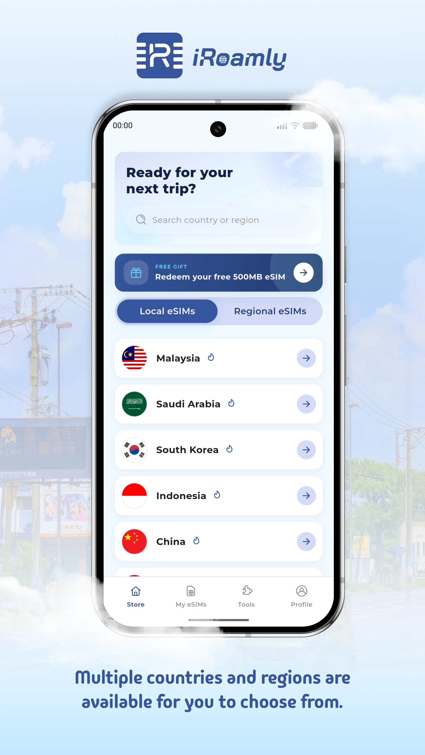 iRoamly Travel eSIM screenshot